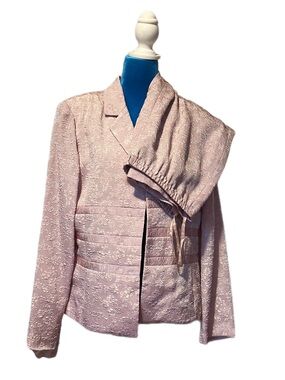 Adrianna Papell Women’s size 14 Light Pink Jacquard Jacket with Matching Skirt